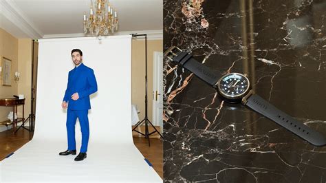 Tahar Rahim is the first person to wear Louis Vuitton's new watch